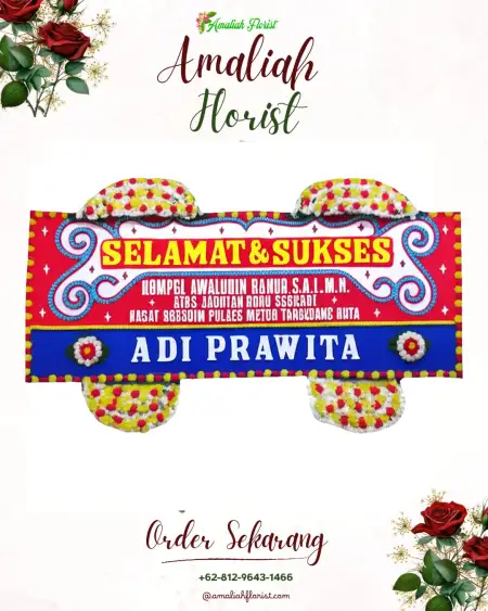 Papan Bunga Ucapan Selamat Daan Mogot
